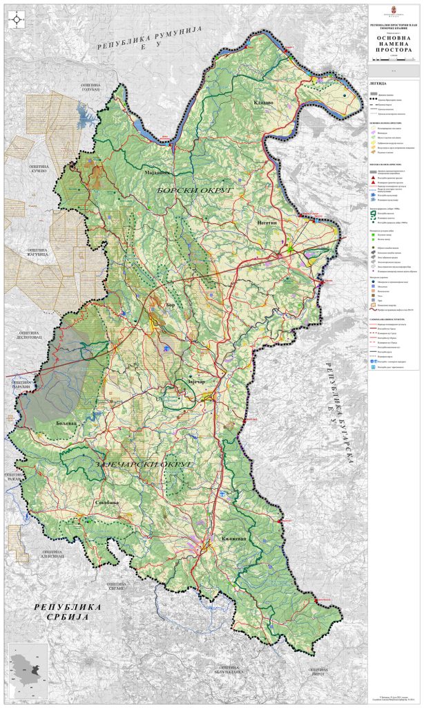 Uredba o utvrđivanju Regionalnog prostornog plana Timočke krajine